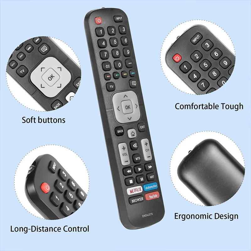 EN2AJ27S Remote Control For Sharp TV LC-40N5000U LC-43N610CU LC-43N6100U LC-43N7000U LC-50N5000U LC-50N6000U LC-50N7000U