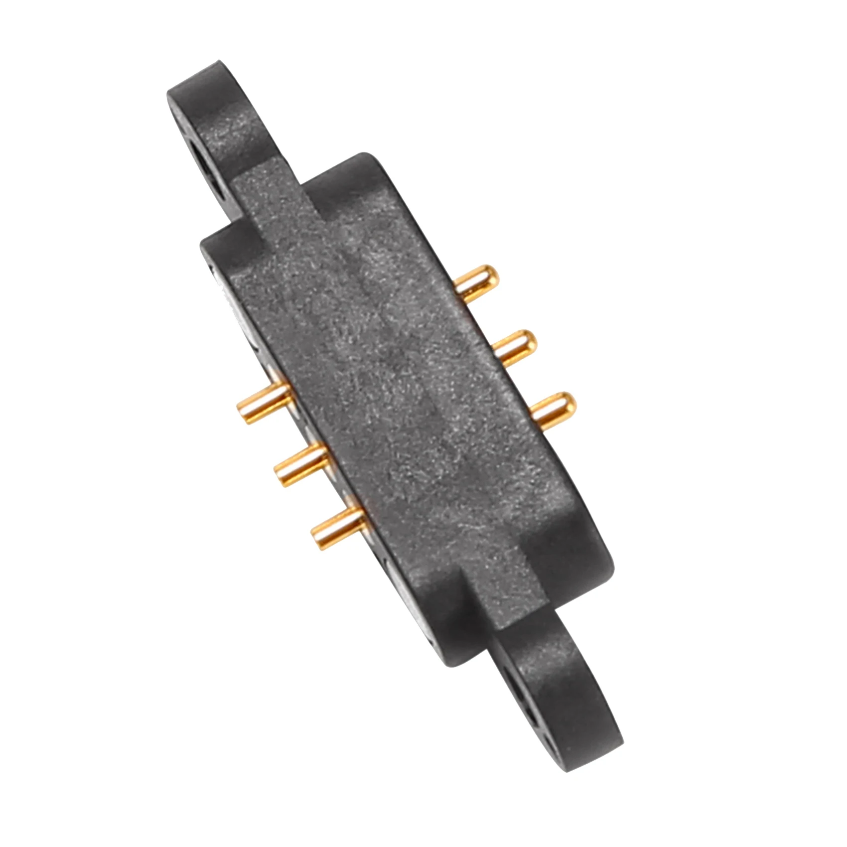Efficient Spring Loaded Magnetic Pogo Pin Connector 3 Positions Magnets Pitch 2.3MM Through Holes Male Female Probe
