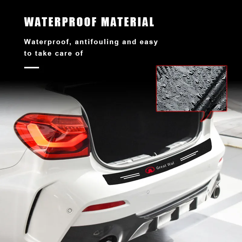 1pcs Car trunk scratch strip trunk protection collision strip For Great Wall Hover H5 H3 Safe M4 Wingle 5 Deer Voleex C30