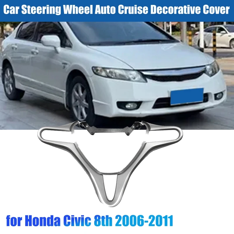 78540-SVA-A01ZB Steering Wheel Auto Cruise for Honda Civic 8Th 2009-2011 Audio Radio Switch Buttons Cover