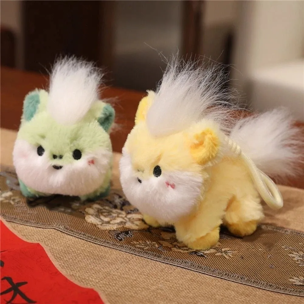 Kreatywne mini pluszaki konie, urocze pluszowe konie, breloczki z koniem z kreskówek, chiński zodiak, rok konia