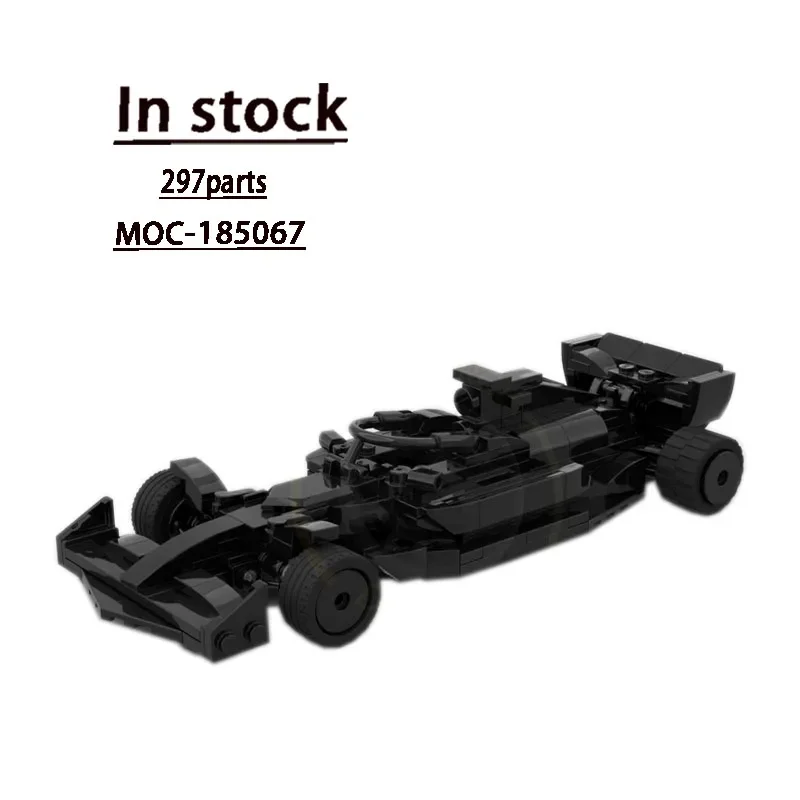 

MOC-185067F1 Formula Car A524 Stitching Assembly Building Block Model• 297 Parts Children's Birthday Building Block Toy Gift