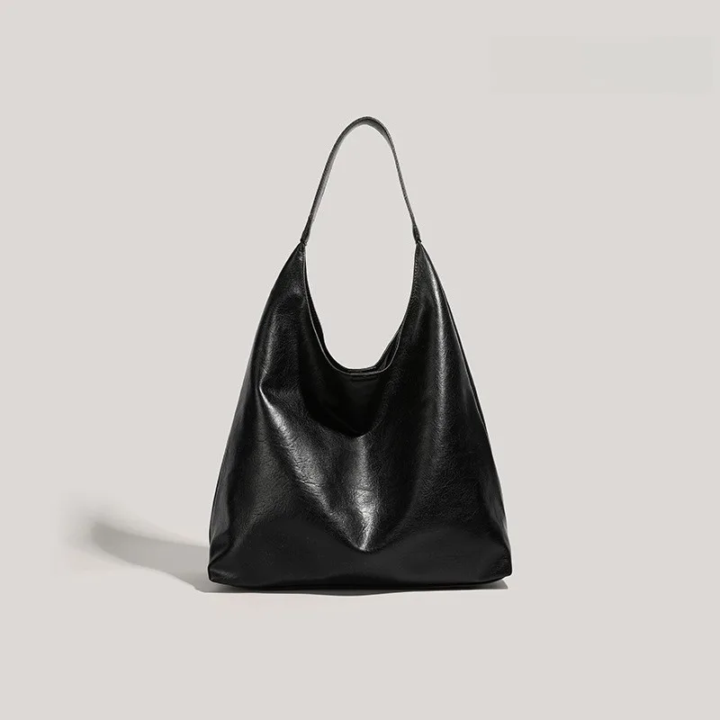 

Fashionable Tote Bag for Women 2024 New Trendy Solid Color Shoulder Bag This Year's Popular Underarm Bag