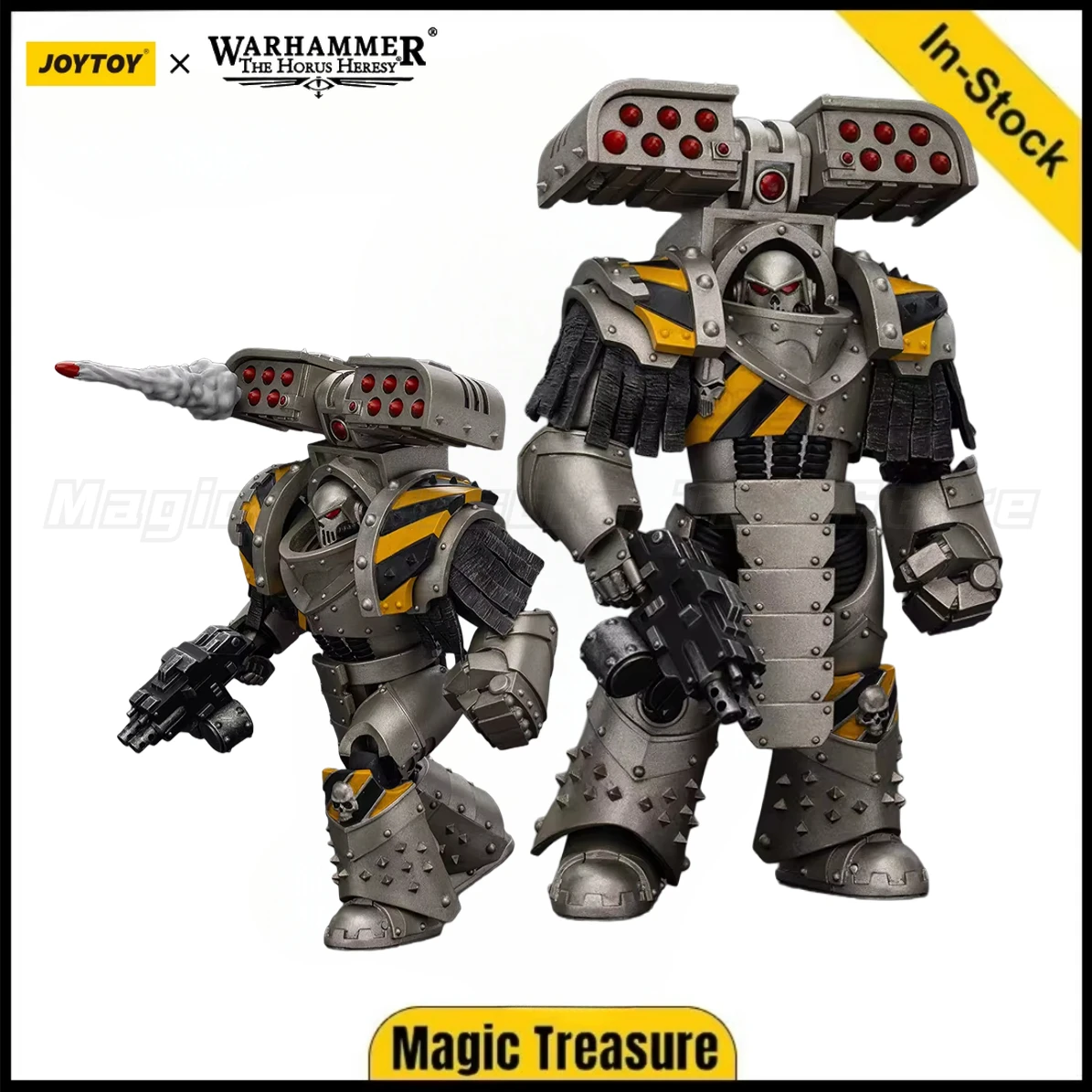 

Доставка в течение 24 часов. Оригинальная фигурка JOYTOY 40K Iron Warriors Tyrant Siege Master Terminator с ракетной установкой, масштаб 1/18.