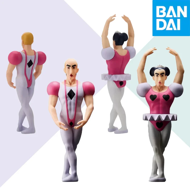 

Оригинальные фигурки BANDAI Banpresto Crayon Shin-Chan: Приключения в Хендерленде, коллекция аниме-фигурок Джома Макао, модель игрушки, подарок для детей