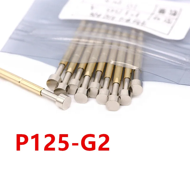 

100PCS / Bag P125-G2 Flat Spring Test Needle Outer Diameter 2.0mm Length 33.35mm Test Rack Thimble