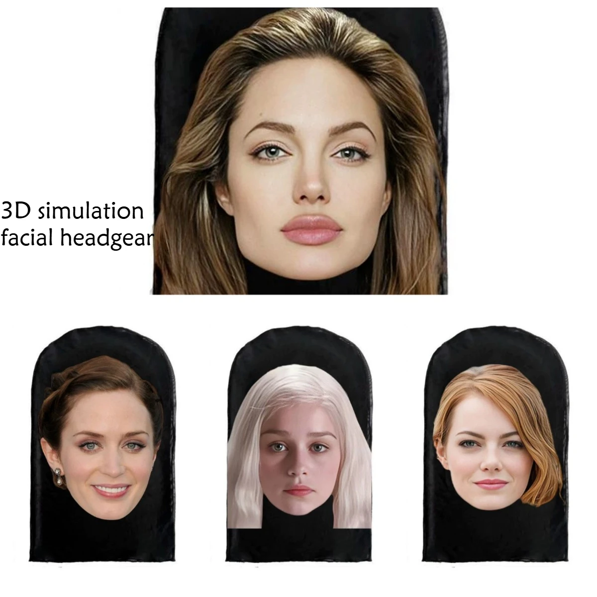 A Breathable Mesh Mask Is A Must-have for Female Movie Stars in Europe and America To Go Cycling and Live-stream Parodies image 2