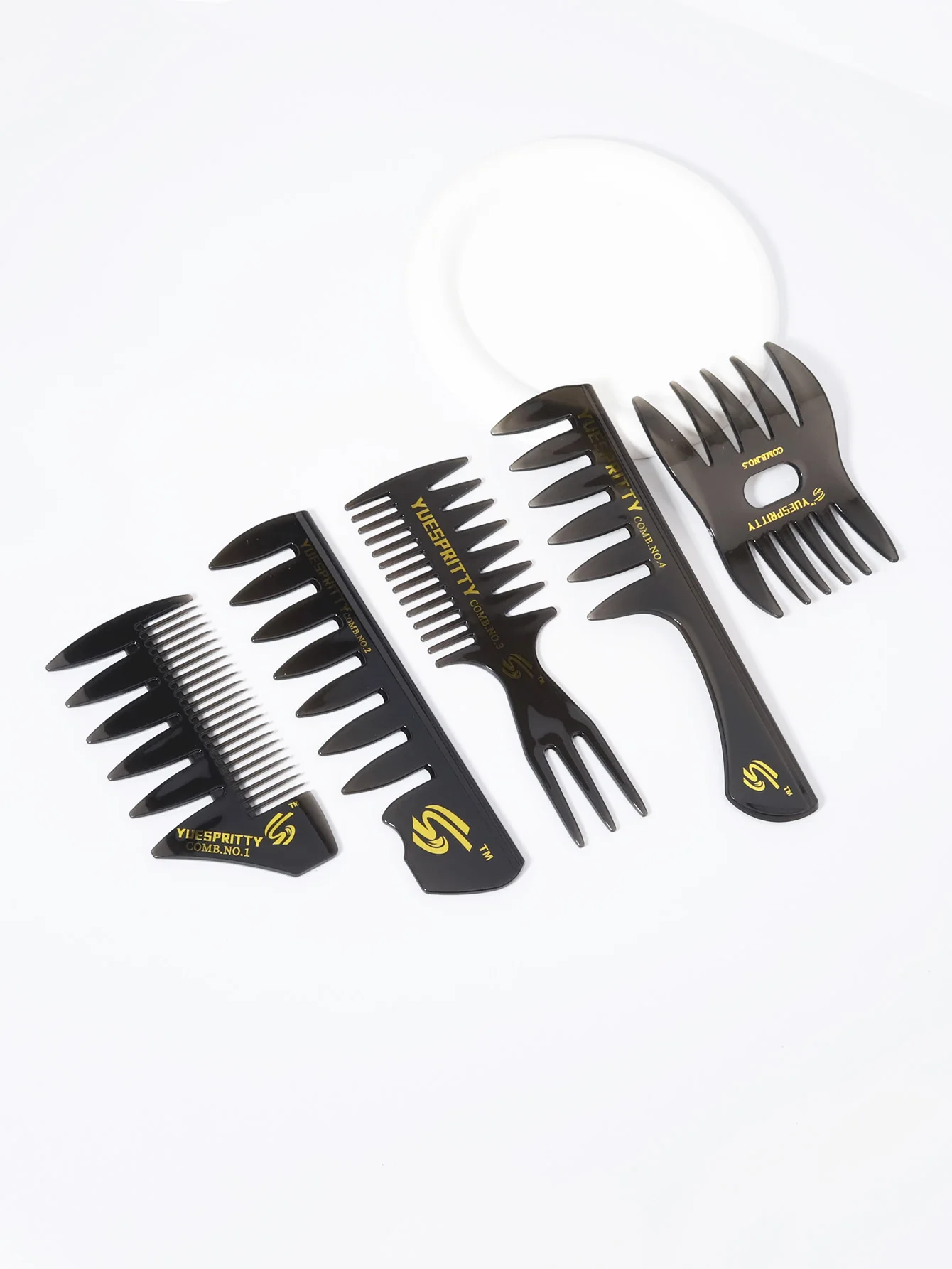 Afrikanischer Haarstyling-Kamm, Weitgezahnter Lockenkamm, Professionelle Styling- und Friseurwerkzeuge für Haaraccessoires – Detail 1