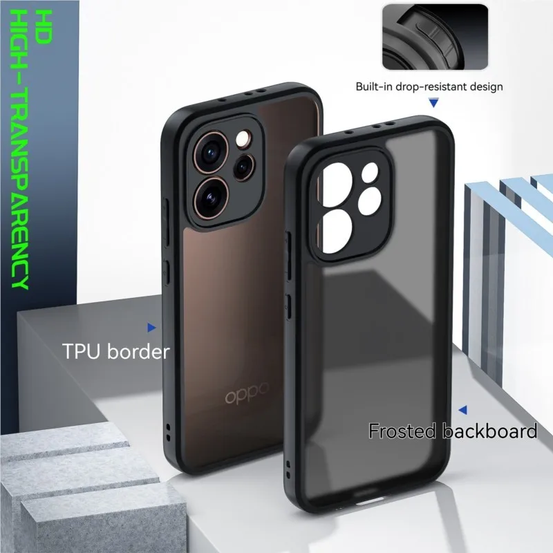 حافظة لهاتف OPPO Reno15 Pro من البولي يوريثان لهاتف OPPO Reno15 Pro غطاء حماية شفاف مقاوم للصدمات لهاتف OPPO Reno15 Reno15 Pro 5G #2