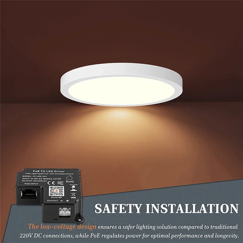 【A42U】POE al driver LED AT-LED 24V Dimmer per dispositivi LED 24V Controllo interruttore wireless