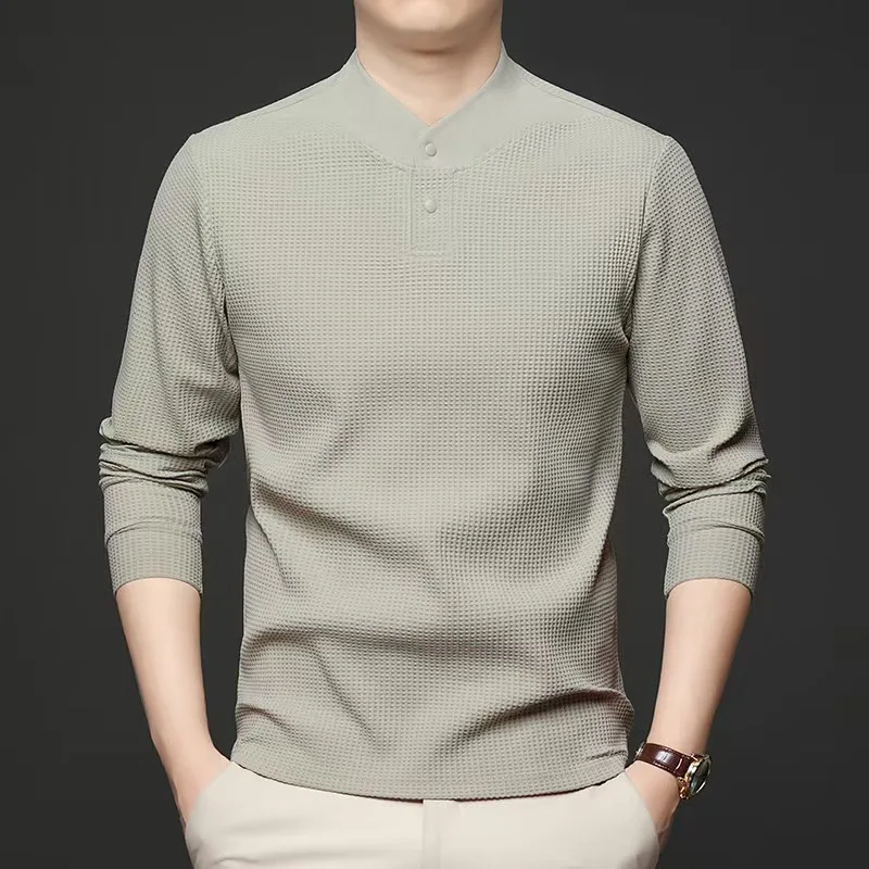 

High Quality Men's Polo Shirt with Fashionable Embroidery, Short Sleeves, Exquisite Lapel T-shirt, Business Men's Top