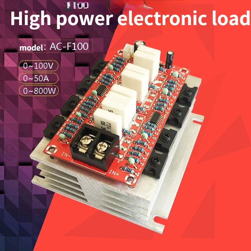 

Load Machine Adjustable Electronic Load High-power Load Module DIY Linear Load 0 to 80 Volts AC-F100