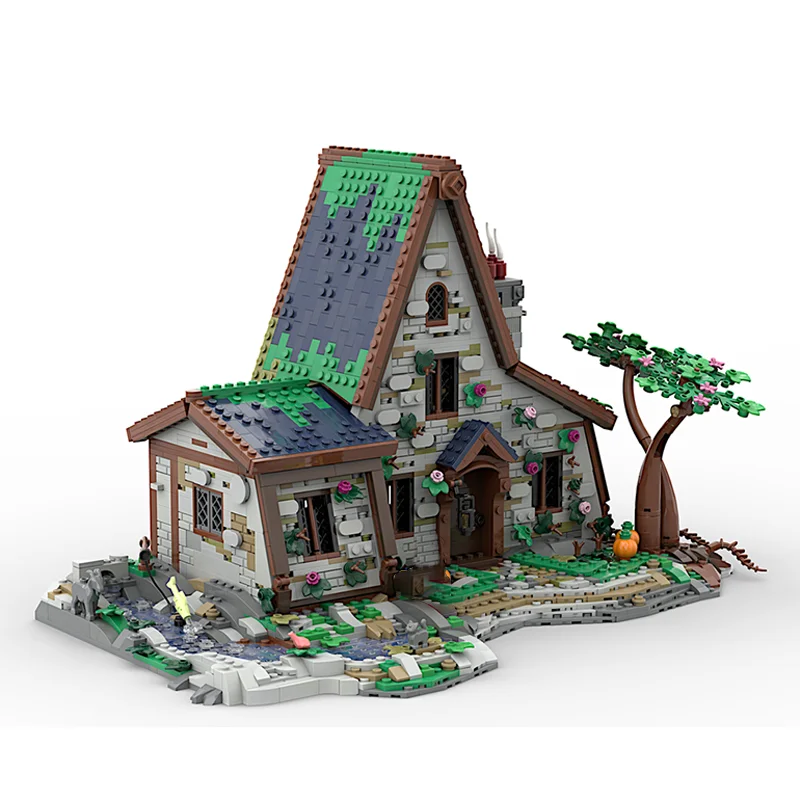 2632pcs MOC Witch House Castle Fantasy Eraed Model Building blocks toy Construction creative idea Christmas gifts Kids Birthday