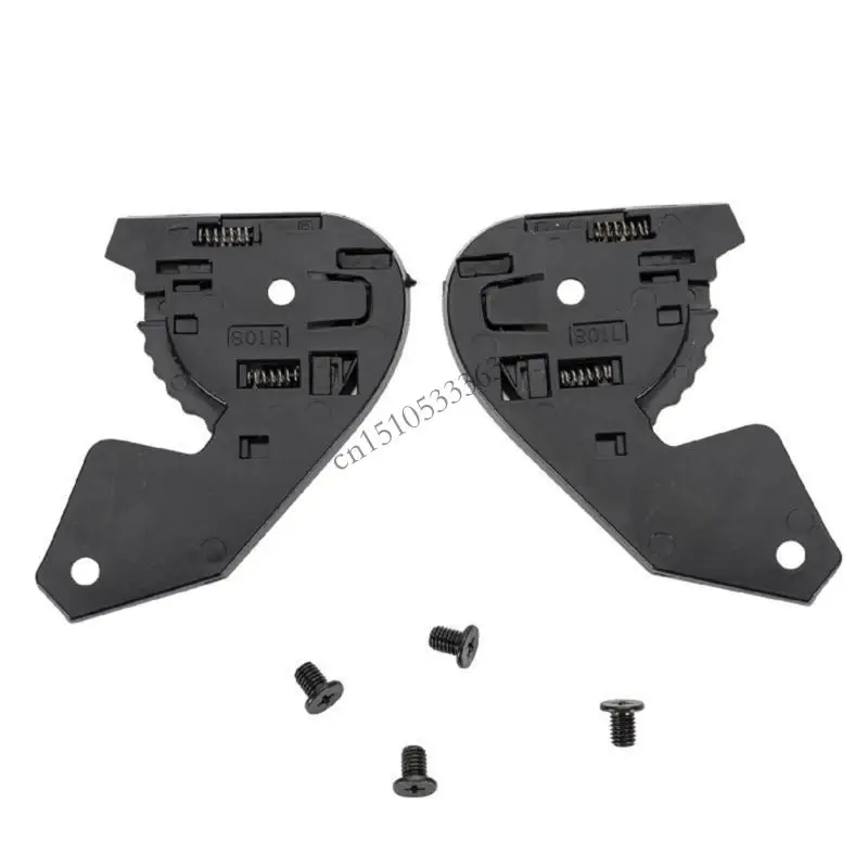 

090e 1 Пара шлемов козырьков с ласковой пластиной с винтовыми мотоциклевыми шлемами.