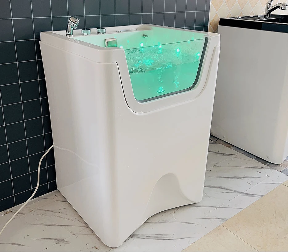 Wholesale Price Pet Grooming ozone Spa bathtub Colored Bubble Bathing Tubs For Dogs Spa In Pet Shop