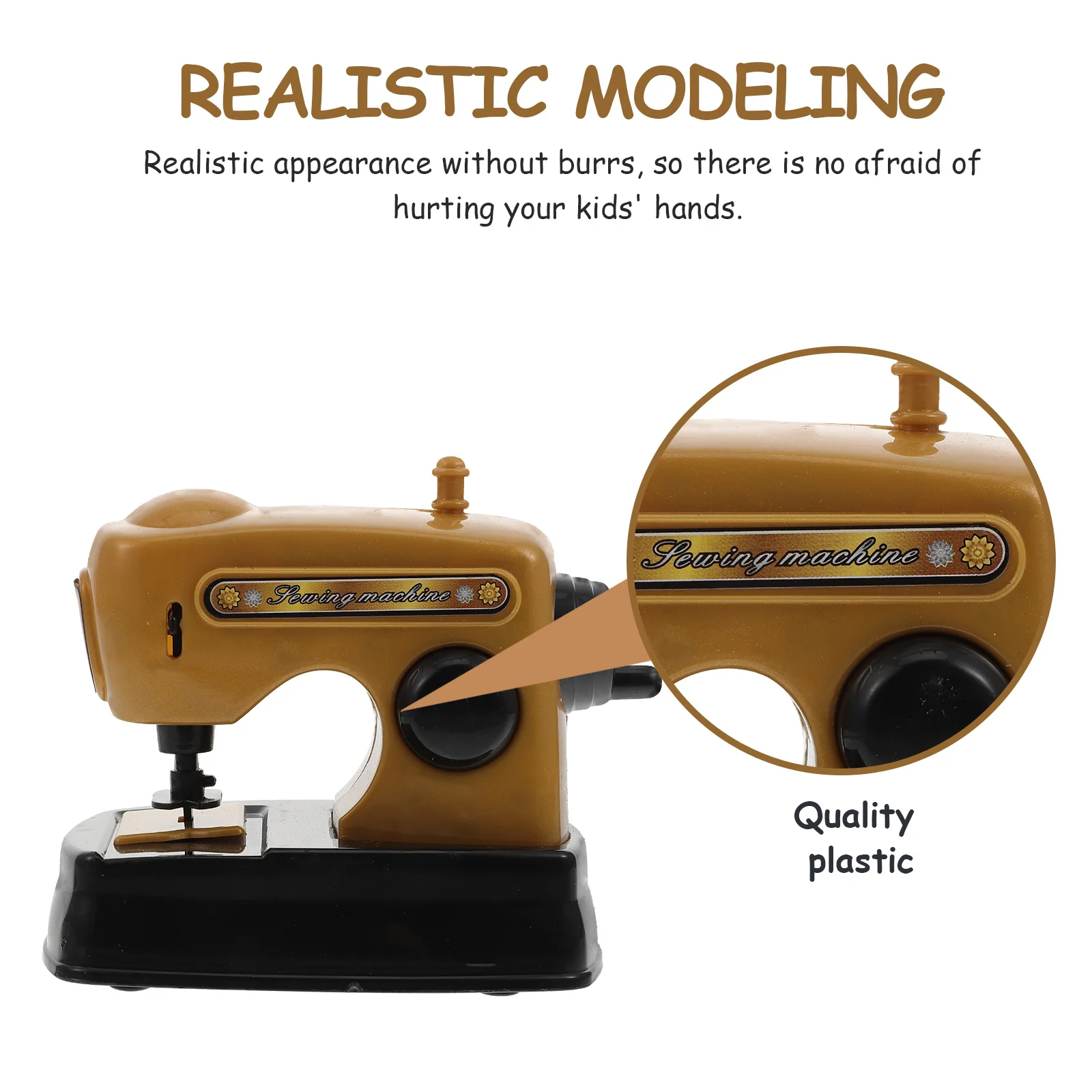 シミュレーションミニミシン子供用安全耐久性のある明るい色教育玩具ロールプレイングゲーム創造的な学習ツール