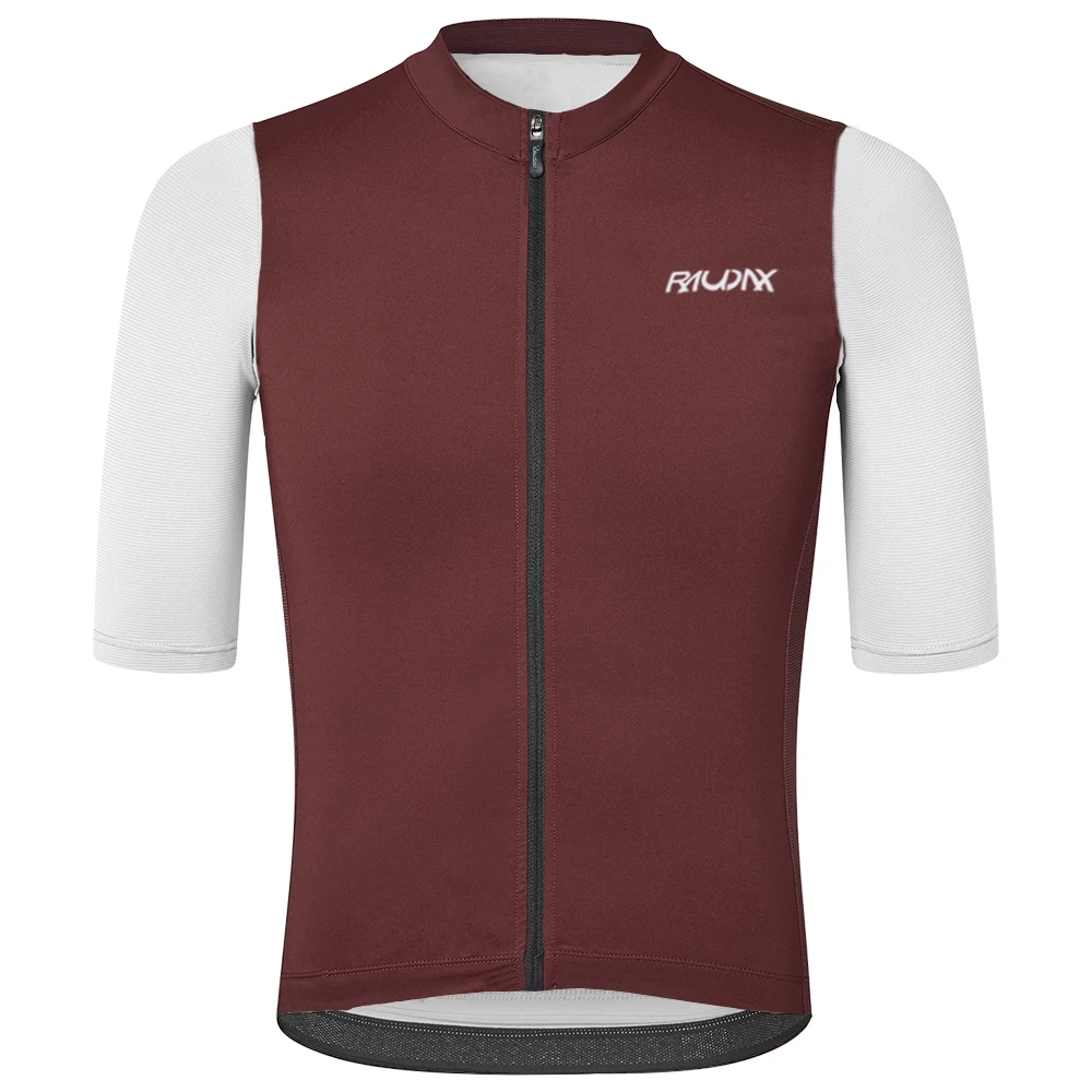 Raudax Two-Tone Color Cycling Jerseys Unisex Bicycle Clothing Bike Maillot Sports Long-Sleeved Ropa Hombre Cycling Shirts