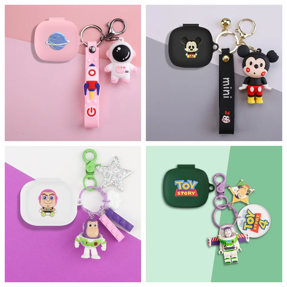 Cute Cartoon Anime Role Buzz Lightyear Earphone Cover for JBL Live Pro+ TWS Earphone Wireless Headphone Case Box with Pendant