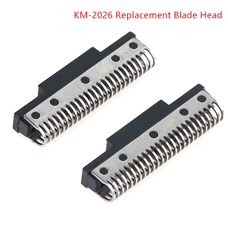 2PCS Original Electric Shavers Blades Golden Foil Knife Net And Cutter Head Suitable For KM-2026 Floating Razor