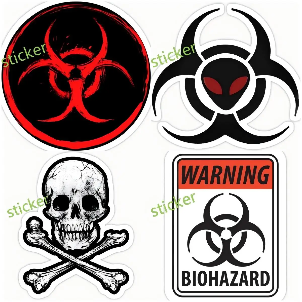 

Nuclear Radiation Window Bumper Trunk Auto Mirror Motorcycle Cover Scratches Car-Stickers and Decals Fashion Car Accessories