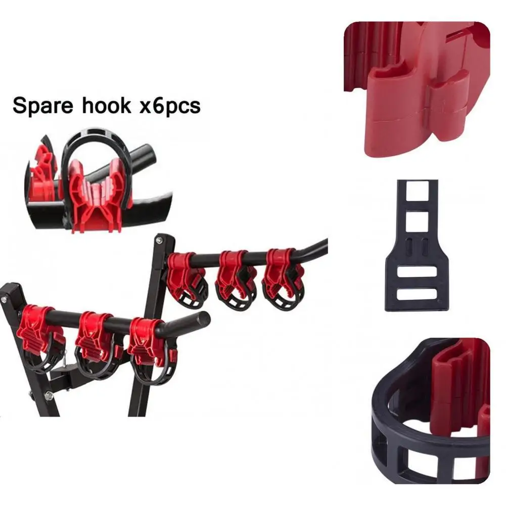 Bicycle Rack Scratch Resistant Hitch Mount Bike Rack Rubber Smooth Edge Helpful Transportation Hitch Mount Bicycle Rack