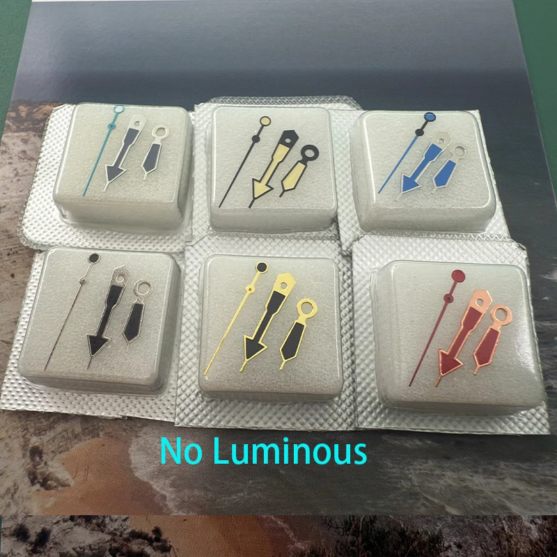 Watch Hands 9X13x13mm Green Luminous Fits Fits NH35 NH36 4R35 4R36 7S26 Movement For SKX007 SKX009 Watch Case Parts