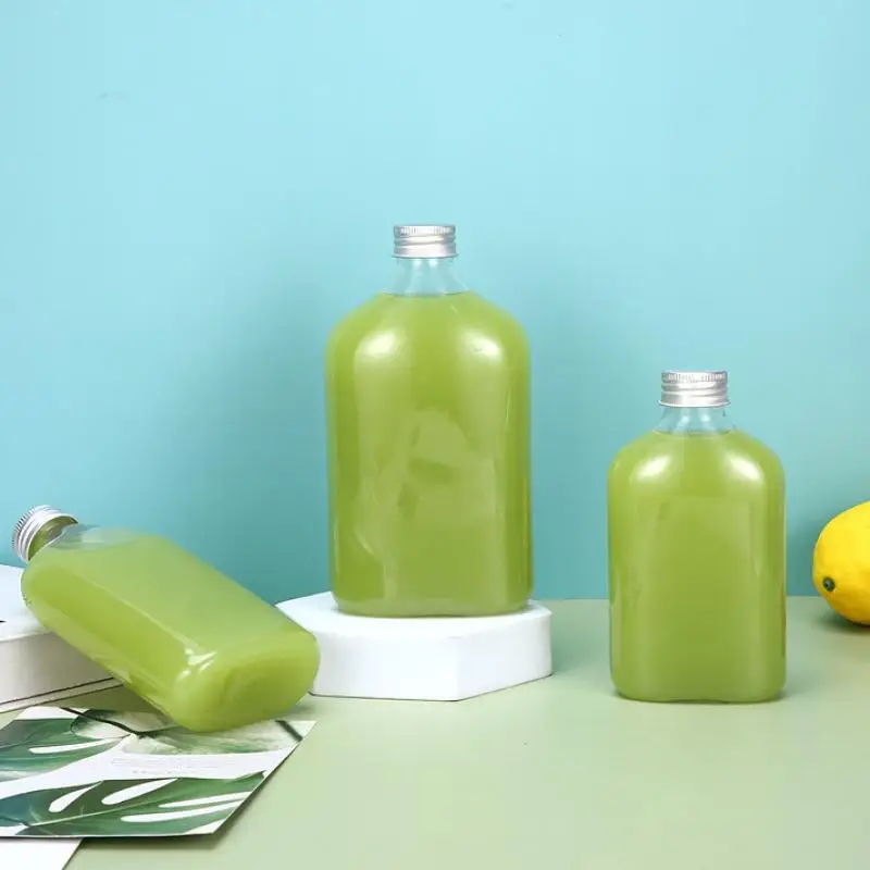 Clear PET Plastic Bottles - 28mm Neck Empty Drink Containers for Juice/Cold Brew/DIY〔YY33〕