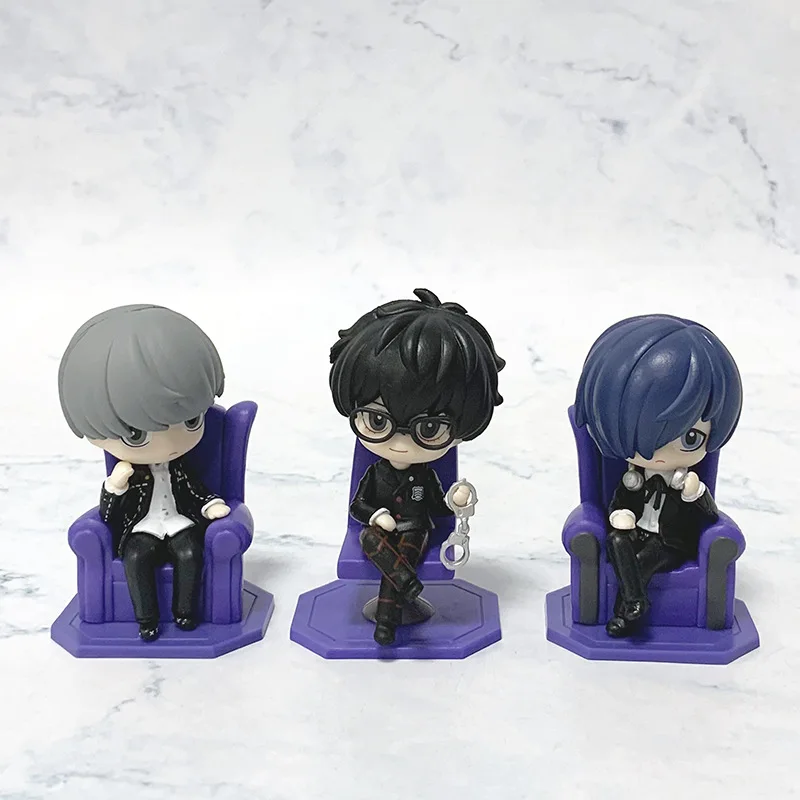 Anime Amamiya Ren Yuuki Makoto Yu Narukami Cute Action Figure Model Gift Toys