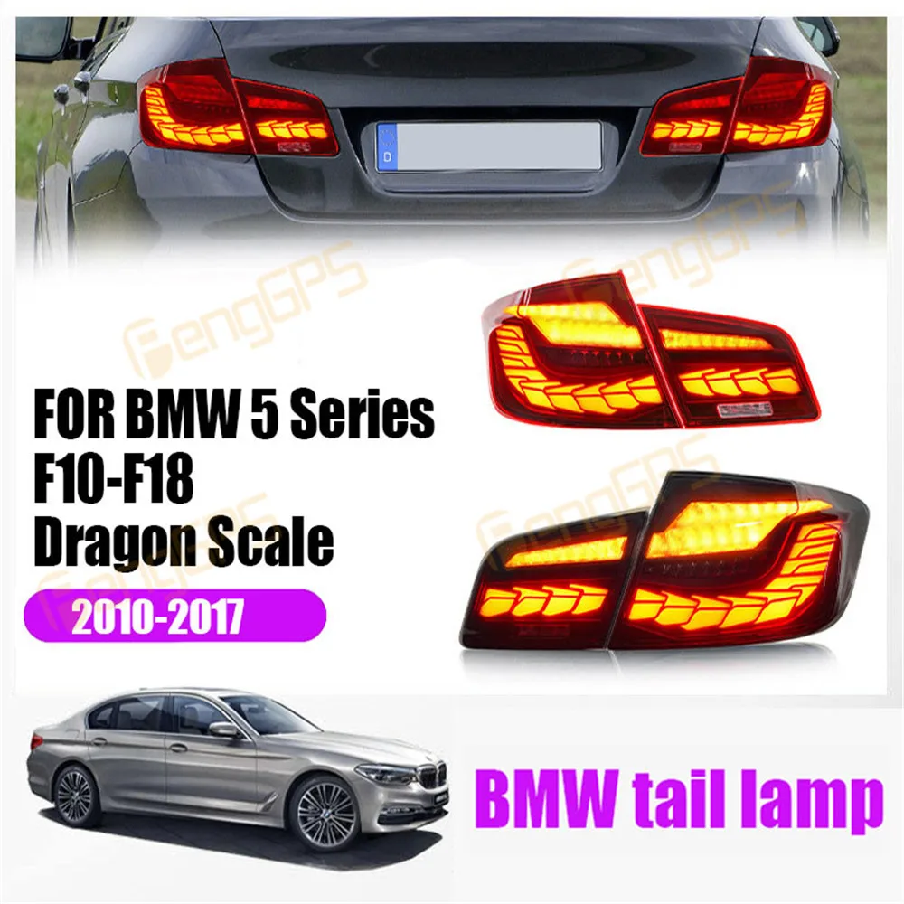 

Car Accessories Led Tail Lights LCI For BMW 5 Series F10 F18 2010-2017 Plug And Play Animation Rear Lamps DRL Signal Automotive