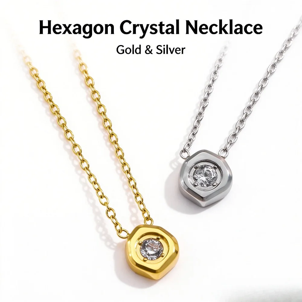 Women's Cool Irregular Meteorite Shape Zircon Inlaid Pendant Necklace, Delicate Niche Design Versatile Jewelry for Daily Wear
