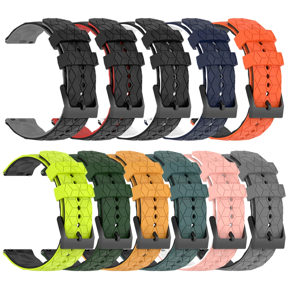 22 مللي متر 20 مللي متر سيليكون لينة حزام ل Garmin Venu sq 2 3 Vivoactive 5 6 4 Forerunner 570 165 265 255 الموسيقى سوار رياضي حزام الساعات