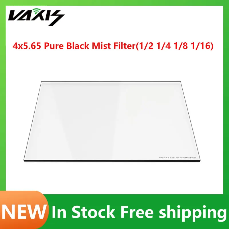 Vaxis VFX 4x5.65 Pure Black Mist Filter 1/2 1/4 1/8 1/16 Kit for Video or Film Shooting Compatible with 4x5.65 Matte Box