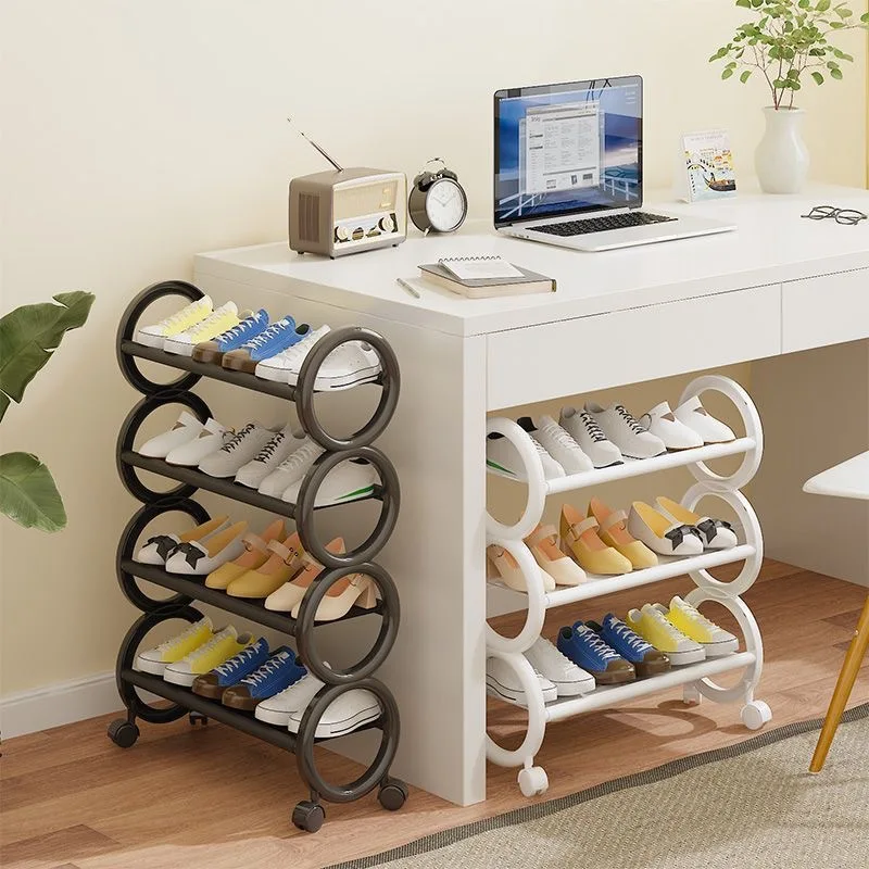 Desktop Iron Storage Rack 3-Tier Large Capacity Organizer for Stationery Books Toiletries Shelf Home