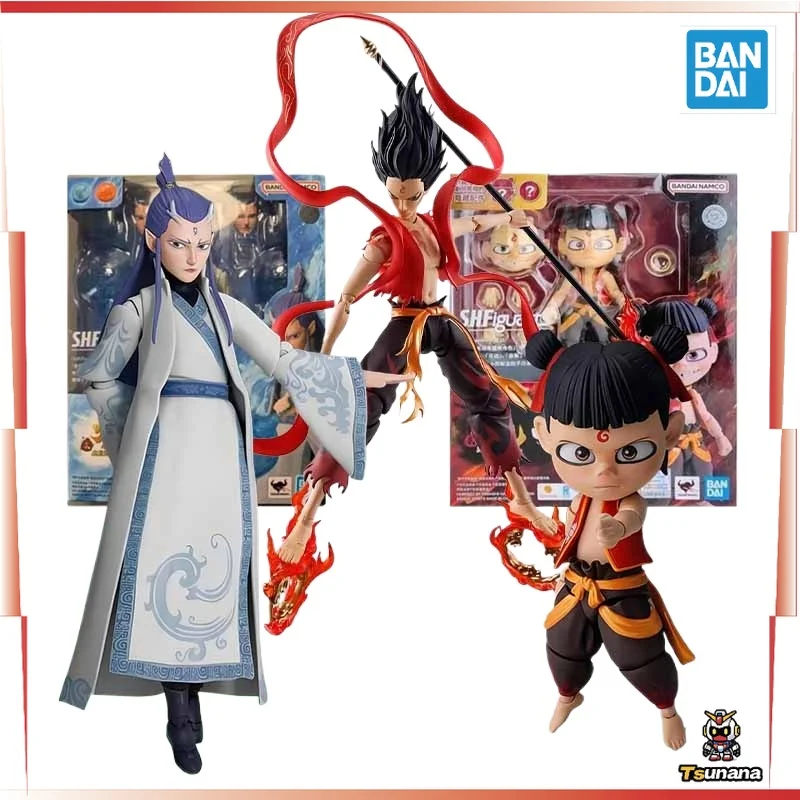 

Bandai Original MODEL KIT SHF AO BING "Nezha" movie Action Figure Model Toys Gifts For boys Collectible Foam box sends