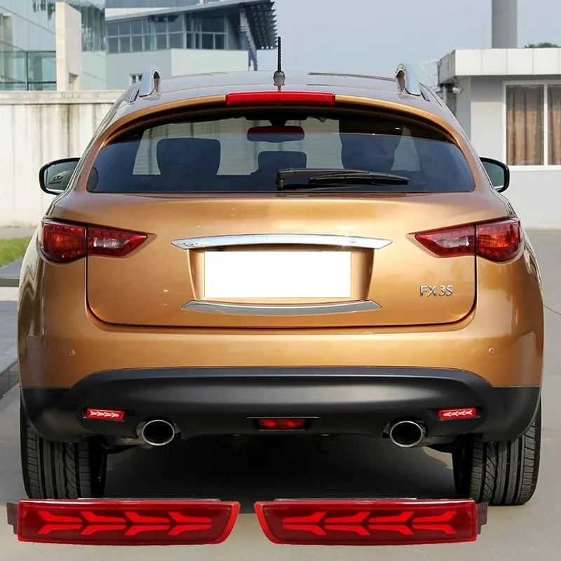 

For Infiniti FX QX70 ESQ Rear Bumper Light Turn Signal Brake Warning Light Rear Fog Lamp Accessories