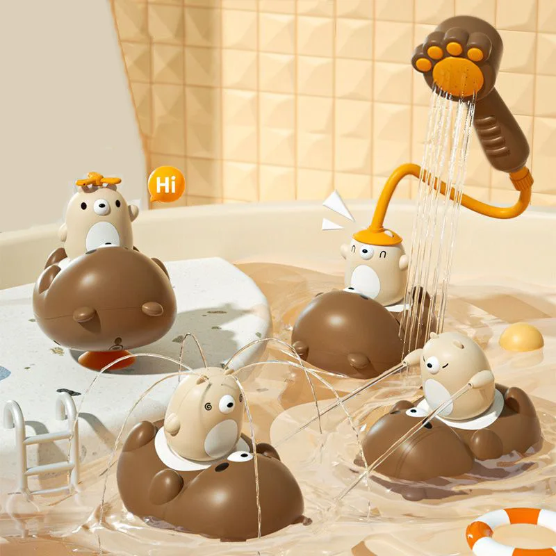 

Bear Summer Baby Bathtub Children's Toy Cartoon Cute Electric Shower Sprinkler Shower Shower Shower Toy