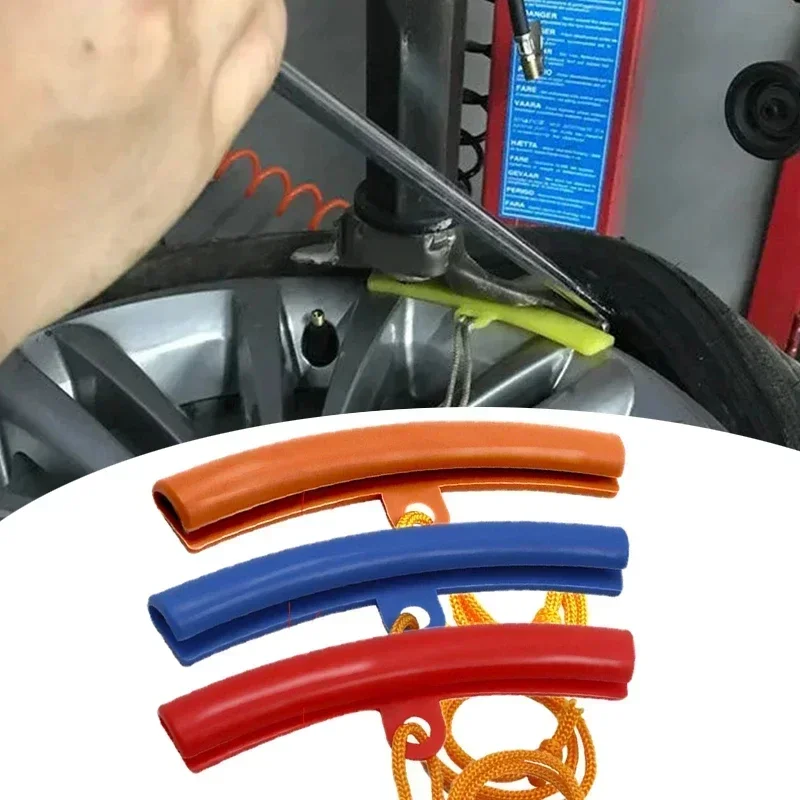 Car Motorcycle Wheel Guard Rim Protect Red Bicycle Car Wheel Rim Protector Tyre Changer Guard Tire Change Protection Tool