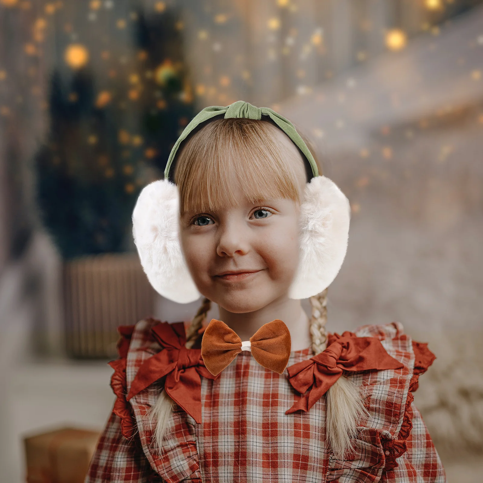 

Earmuff For Women Winter Warm Cover Lovely Furry Ear Muffs Snow Skiing Cycling Outdoor Use Winter Ear Warmer