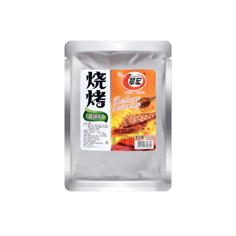 Bumbu Barbekyu CuiHong 15.89oz(450g)*1 Bungkus Sichuan hotpot BBQ Makanan Kering Pedas Rasa Cabai untuk Mie Kemasan Komersial
