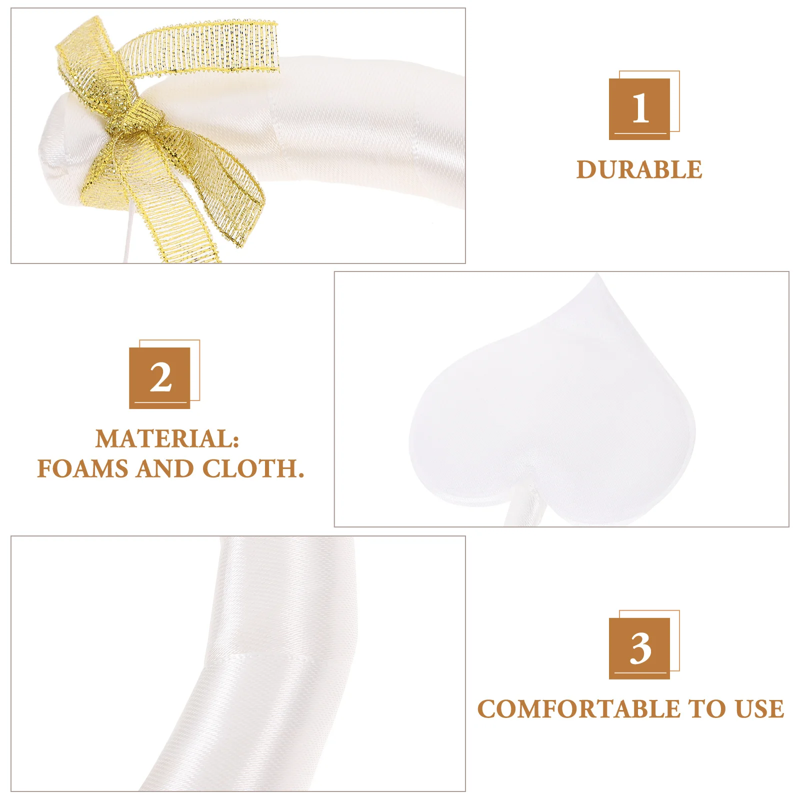 

Cupid Costume Prop 1 Set Valentine Bow Arrow Cosplay Love Angel Accessory for Party Makeup Ball Celebration