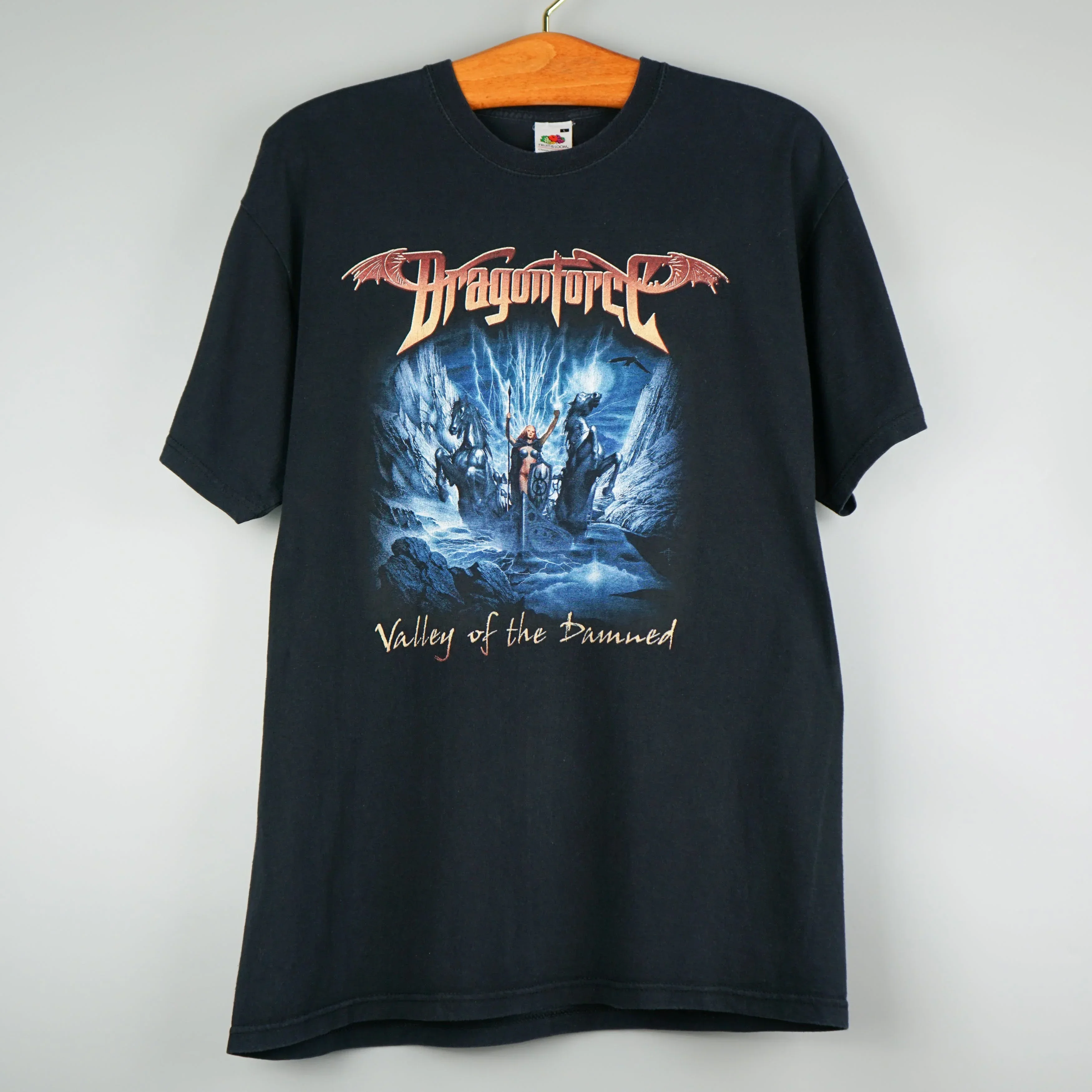 2003 DragonForce t-shirt Valley of the Damned men t shirt