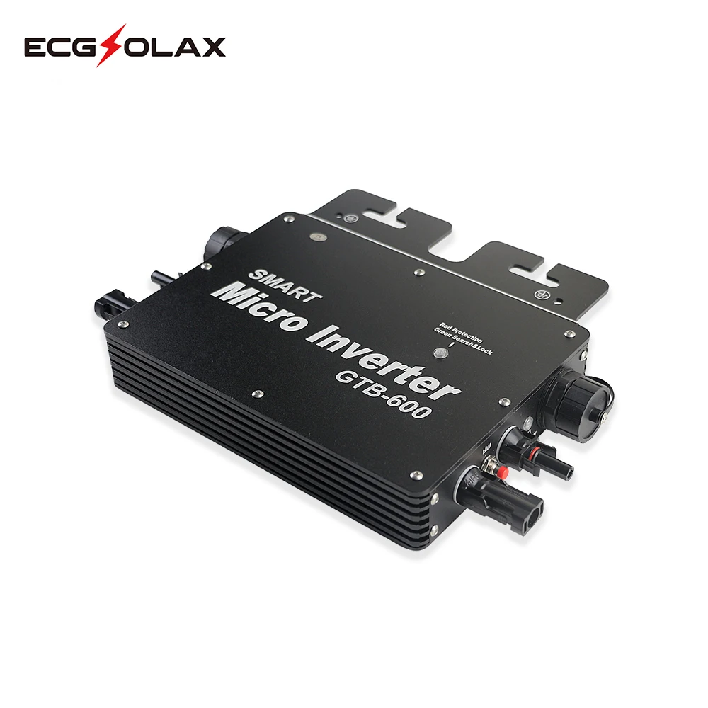 Imagem -06 - Ecgsolax 800w 600w 400w Micro Inversor Solar Ligado à Rede 220v 110v 2050vdc Entrada de Microinversor de Onda Senoidal Pura Ip65 Suporte Wifi