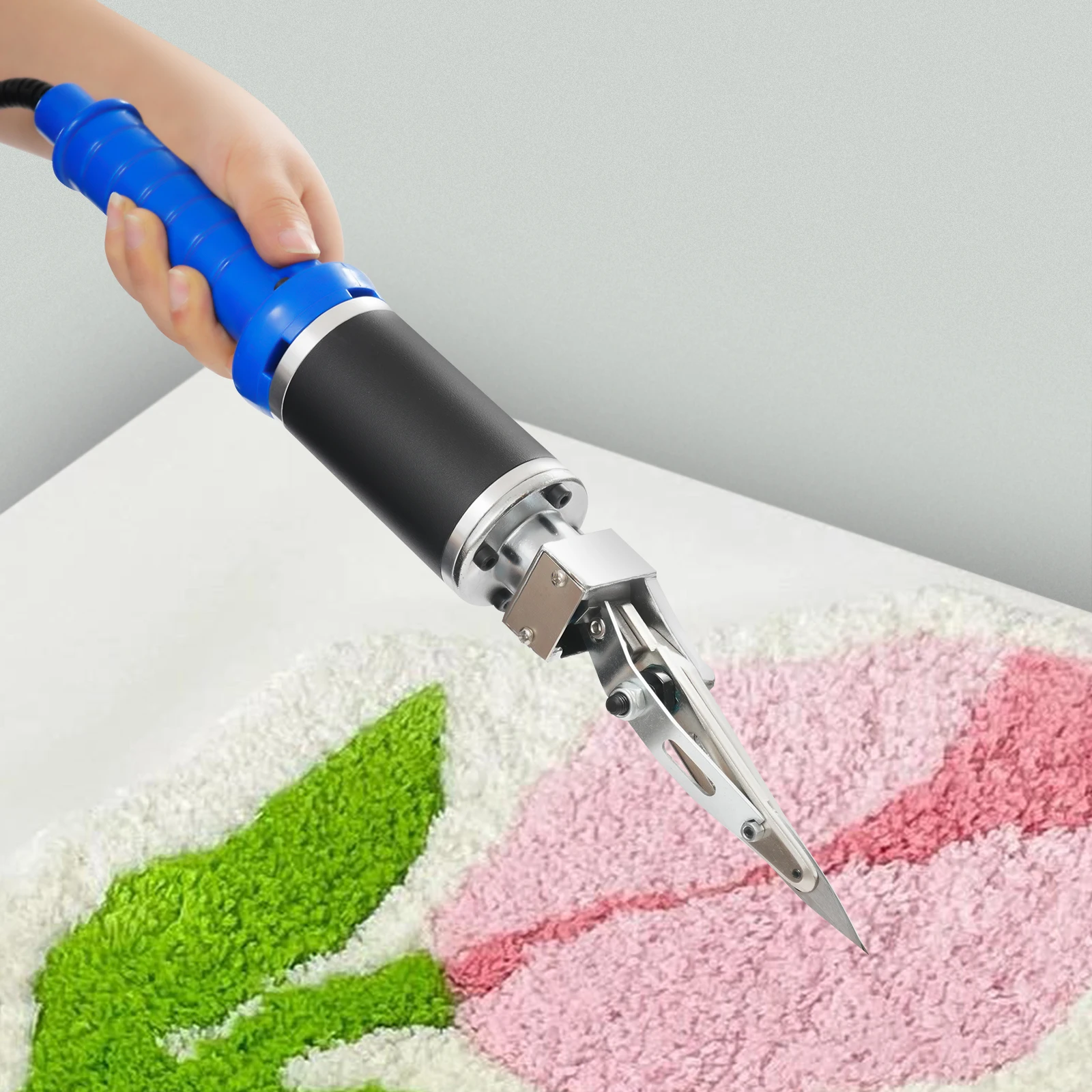 

Adjustable Speed Electric Carpet Carving Scissor fits Small To Medium Rugs, Tufting Artists, Carpet Carving and Trimming