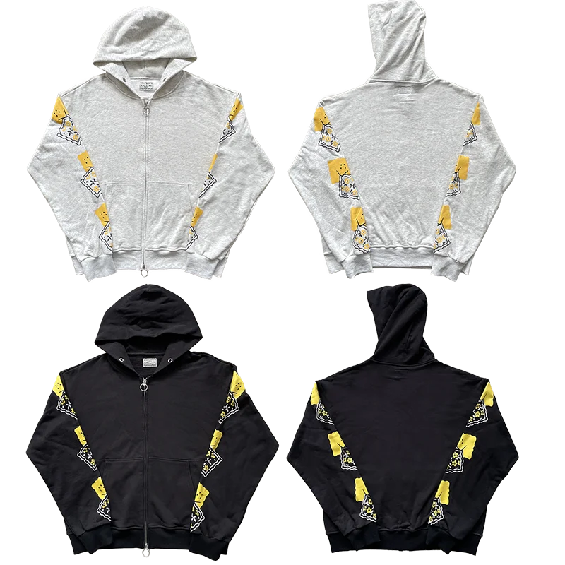 

Kapital Kountry Zip up Hoodie Casual Sle Youth Faion Autumn Collection Straight Cut Open Cardigan Design Trendy Streetwear