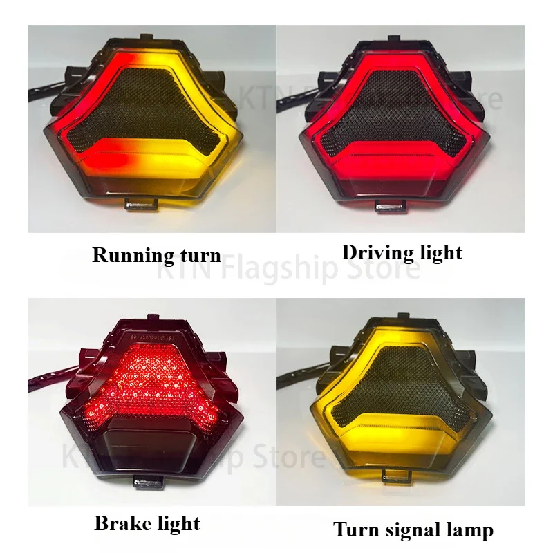 Motorcycle LED taillights Motorcycle rear brake light indicator for Yamaha YZF R3/R25,Y15ZR,MT03/07,FZ 07,LC150