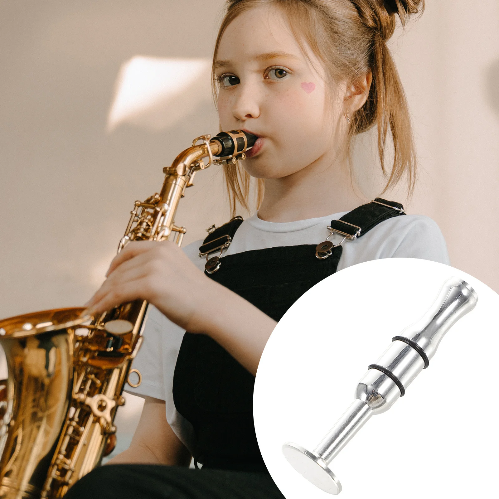 قطعة فم من النحاس لتدريب الشفاه بحجم صغير للتحكم في القوة متوافقة مع استبدال ملحقات البوق #4