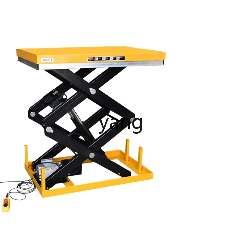 

tgf Fixed Electric Hydraulic Lifting Platform Household Lifting Machine Ultra Low Platform