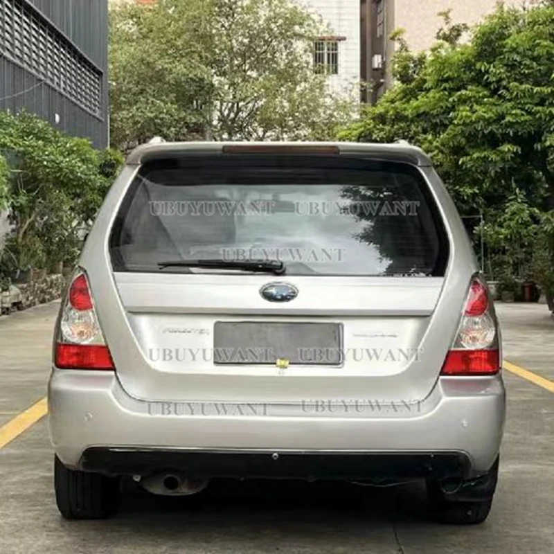 High Quality Primer ABS Plastic Unpainted black Color Factory Style Spoiler Wing For Subaru Forester  SG5 SG9 2004-2007