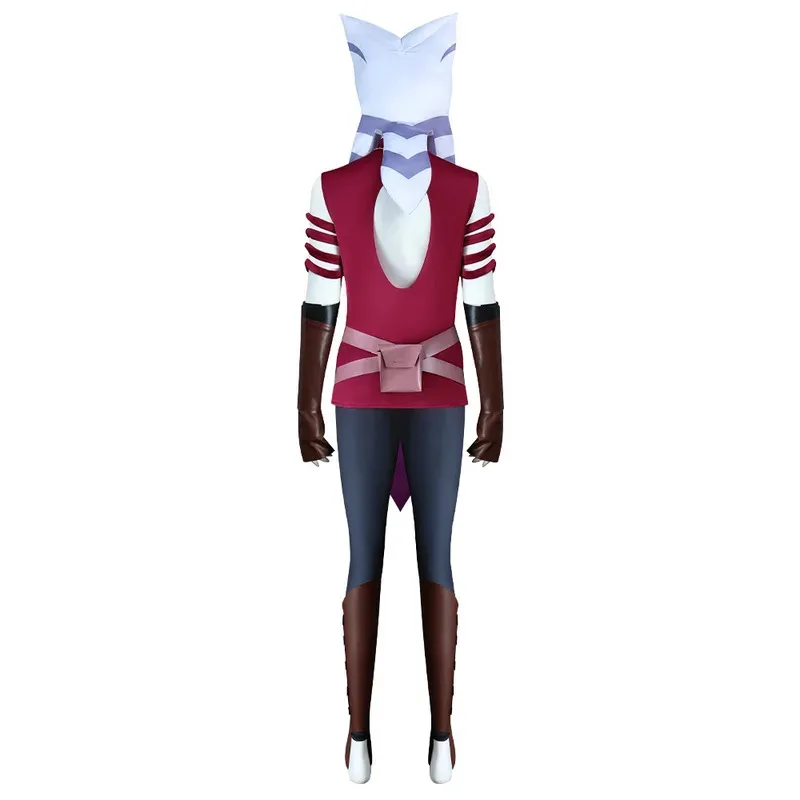 영화 클론 아소카 코스프레 우주 전투 의상 변장 성인 여성 롤플레이 판타지아 의상 할로윈 파티 판타지 슈트 jk;6