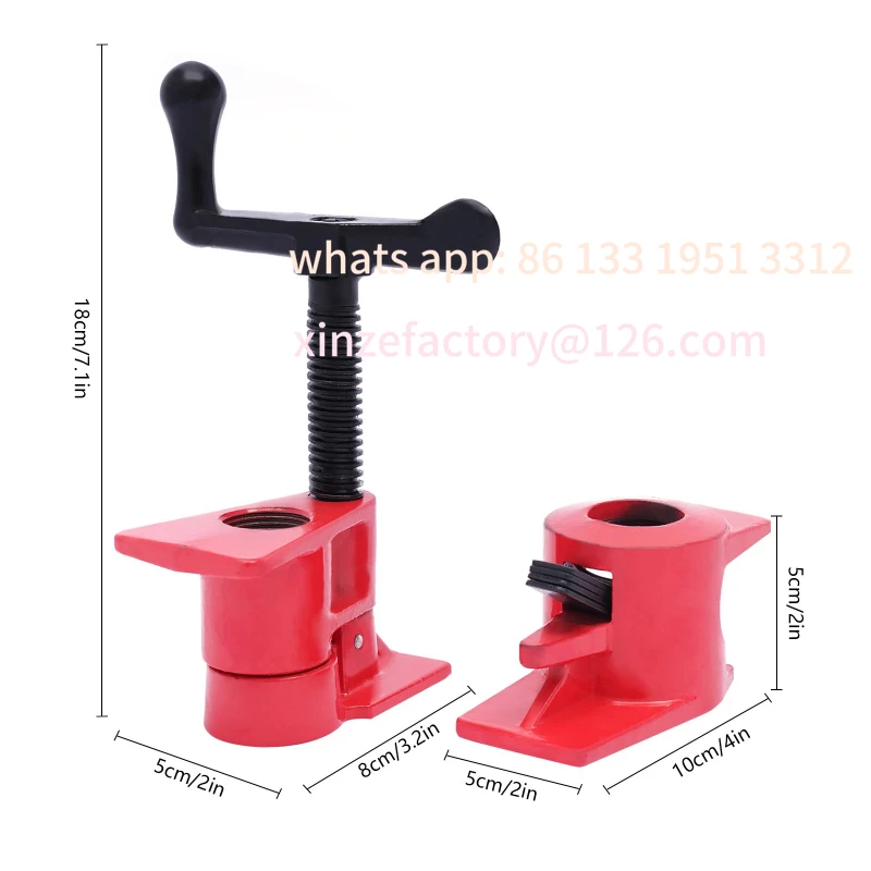 تخصيص 6/8 قطع الخشب الغراء أنبوب Hails مجموعة الثقيلة سريعة غصان أنبوب وصلات سريعة الموتر الأنابيب المشابك